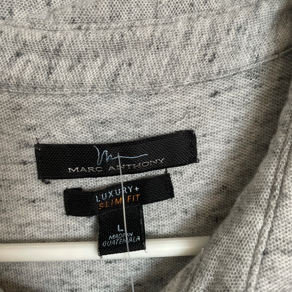 Marc Anthony Luxury Slim Fit Polo Shirt - L - Picture 4 of 11
